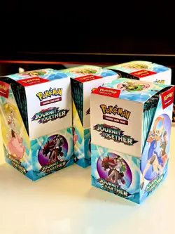 Pokemon TCG Scarlet & Violet Journey Together HALF BOOSTER BOX ✅ NEW UNSEALED ✅ - Image 1