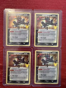 Greninja Gold Star Celebrations Promo SWSH144 Pokemon Near Mint x4 - Image 1