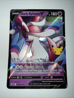 Pokemon TCG Dark Sylveon V SWSH134 Full Art Black Star Promo Rare Holo NM - Image 1