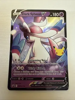 Pokemon TCG Dark Sylveon V SWSH134 Full Art Black Star Promo Rare Holo NM - Image 2