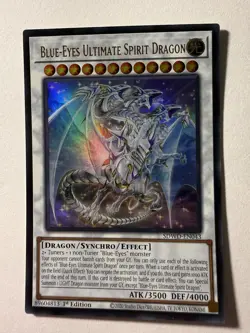 Blue-Eyes Ultimate Spirit Dragon - SDWD-EN043 - Ultra Rare - 1st Edition Yugioh - Image 1