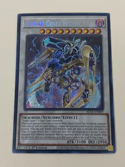 Yugioh Arms of Genex Return Zero - 1st Edition Secret Rare NM - Free Holo Card - Image 1