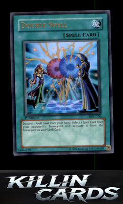 1st Edition Double Spell MFC-106 YuGiOh Ultra Rare Magician's Force Card NM - Image 1