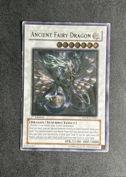 Yugioh Ancient Fairy Dragon 1st Edition Ultimate Rare UTR ANPR-EN040 HP - Image 1