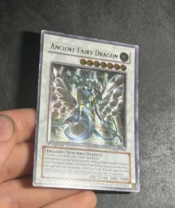 Yugioh Ancient Fairy Dragon 1st Edition Ultimate Rare UTR ANPR-EN040 HP - Image 3
