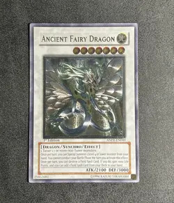 Yugioh Ancient Fairy Dragon 1st Edition Ultimate Rare UTR ANPR-EN040 - Image 1
