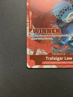 One Piece CCG Law P-017 WINNER Promo English NM Foil - Image 4