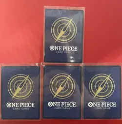 4x Ace & Sabo & Luffy OP13-007 SR - One Piece TCG English Playset Near-Mint - Image 2