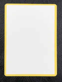 Blank Filler Card - Yellow Border - Pokemon TCG - LP - For Autographs & Sketches - Image 2
