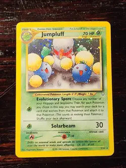 Pokemon Jumpluff Neo Revelation Holo Card 9/64 LP - Image 1