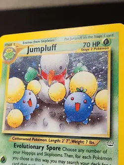 Pokemon Jumpluff Neo Revelation Holo Card 9/64 LP - Image 4