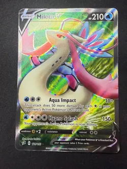 Milotic V 179/192 | Ultra Rare Holo | Rebel Clash | Pokemon Card | NM - Image 1
