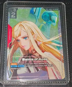 Battle of Aces R+ GD01-111 GD03 [SP PAR] Steel Requiem Gundam Card English - Image 1
