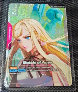 Battle of Aces R+ GD01-111 GD03 [SP PAR] Steel Requiem Gundam Card English - Image 4