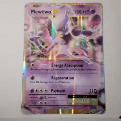 Pokemon TCG Mewtwo EX Jumbo Card 52/108 Evolutions 2016 Oversized Edition - Image 1