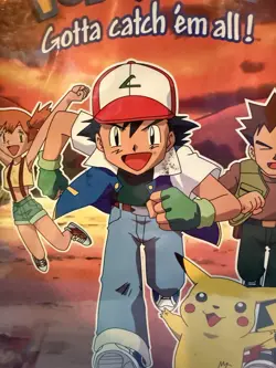 Pokemon Vintage 1999 Card Binder with Ash, Pikachu, Brock & Misty VG CONDITION!! - Image 2