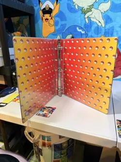 Pokemon Vintage 1999 Card Binder with Ash, Pikachu, Brock & Misty VG CONDITION!! - Image 3