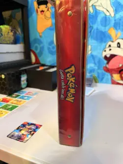 Pokemon Vintage 1999 Card Binder with Ash, Pikachu, Brock & Misty VG CONDITION!! - Image 5