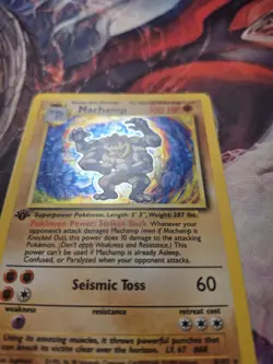 Machamp 8/102 Holo Rare 1st Edition Base Set WOTC Pokemon Card MP/HP - Image 3