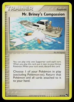 Pokemon Card - Mr. Briney's Compassion POP Series 2 8/17 Uncommon - Image 1