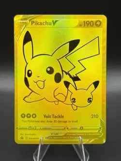 Pikachu V SWSH145 SWSH: Sword & Shield Promo Cards Holo NM - Image 1