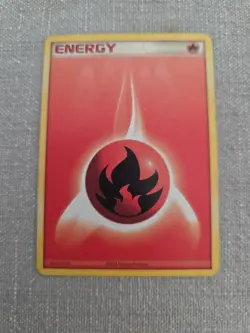 Pokemon TCG Card - 2005 - Fire Energy - Image 1