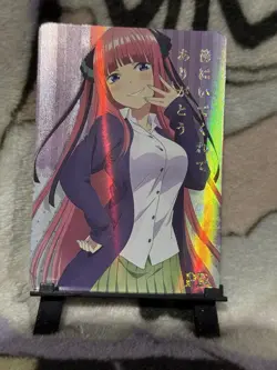 GODDESS STORY 10M05 PR-14 NINO NAKANO QUINTESSENTIAL QUINTUPLETS ANIME CARD - Image 1