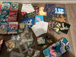 Misc Pokemon Card Stuff Lot #1 Older Theme Deck Coin Etb Guide Pin Mini Binder - Image 3