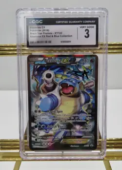 CGC 3 Blastoise EX 2016 Black Star Promos XY122 Holo Pokemon Card - Image 1