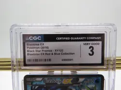 CGC 3 Blastoise EX 2016 Black Star Promos XY122 Holo Pokemon Card - Image 2