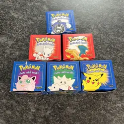 Six 1999 Burger King Pokemon 23k Gold Cards with Pokeballs, Certificates, Boxes - Image 1