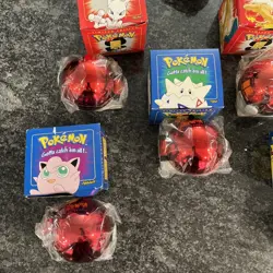 Six 1999 Burger King Pokemon 23k Gold Cards with Pokeballs, Certificates, Boxes - Image 3