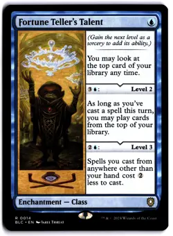 Fortune Teller's Talent NM BLC Commander: Bloomburrow MTG - Image 1