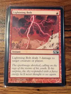 1X MTG Lightning Bolt VARIOUS SETS M10/M11 Magic 2010 2011 SP/NM VOLUME DISCOUNT - Image 1