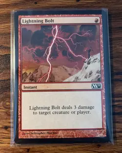 1X MTG Lightning Bolt VARIOUS SETS M10/M11 Magic 2010 2011 SP/NM VOLUME DISCOUNT - Image 2