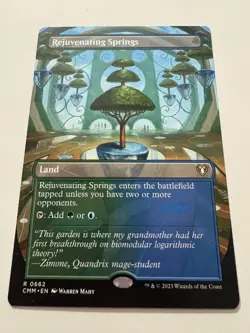 Rejuvenating Springs (Borderless) Commander Masters Regular - Image 1