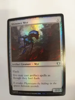 Shimmer Myr #409 (Foil) (NM) Commander Masters CMM Magic MTG - Image 1