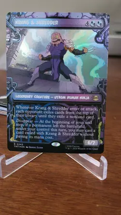Krang & Shredder (Showcase Foil) 0245 - TMT Teenage Mutant Ninja Turtles MTG NM - Image 1
