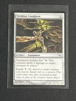 Viridian Longbow Mirrodin Magic the Gathering - Image 1
