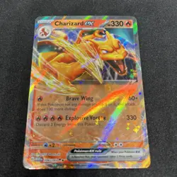 CHARIZARD EX 2023 POKEMON SCARLET & VIOLET 151 DOUBLE RARE 006/165 - Image 1