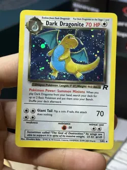 #2 Dark Dragonite 5/82 Team Rocket 2000 Holo Rare WOTC Pokemon Card TCG - Image 3