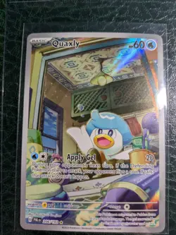 Pokemon Paldea Evolved Quaxly 206/193 - Illustration Rare IR NM - Image 1