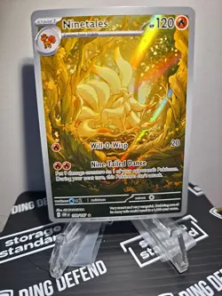 Ninetales 199/197 LP+ NM- IR Obsidian Flames Holo Illustration Rare Pokemon TCG - Image 1