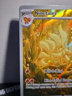 Ninetales 199/197 LP+ NM- IR Obsidian Flames Holo Illustration Rare Pokemon TCG - Image 2