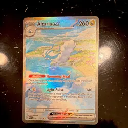 Pokemon Altaria ex SV04 Paradox Rift 253/182 Special Illustration Rare Holo EX - Image 1