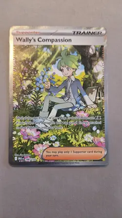 Pokemon Mega Evolution Wally's Compassion Special Illustration Rare - Image 1