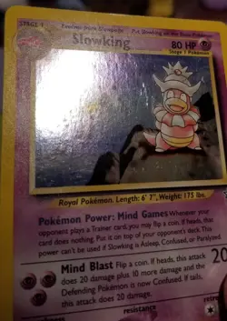 Slowking Holo SWIRL Unlimited NM 14/111 Neo Genesis Pokemon - Image 5