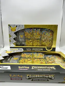 Pokemon TCG: Celebrations Special Collection Box Pikachu V-Union Sealed 820650809156 - Image 1