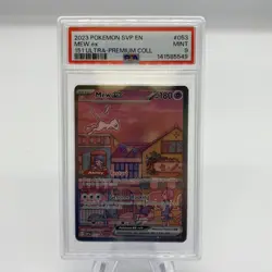 Pokemon Mew ex EX Promo Full Art Holo 053 Scarlet & Violet PSA 9 2023. (49) - Image 1