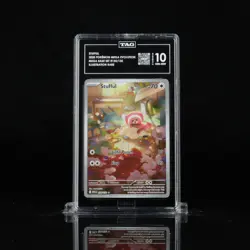 2025 POKEMON MEG EN-MEGA EVOLUTION ILLUSTRATION RARE #154 STUFFUL TAG 10 - Image 1